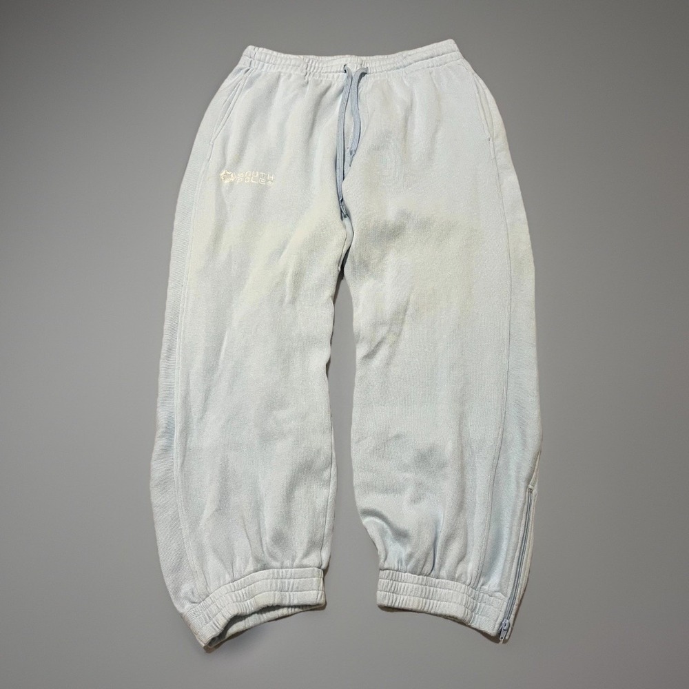 Vintage Southpole Mens Light Blue Y2K Rapper Hip Hop Baggy Sweatpants Size XL